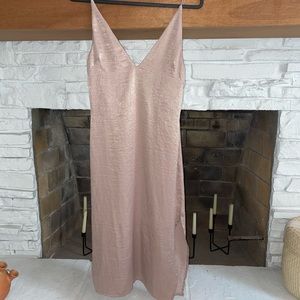 Nude STILLWATER slip dress